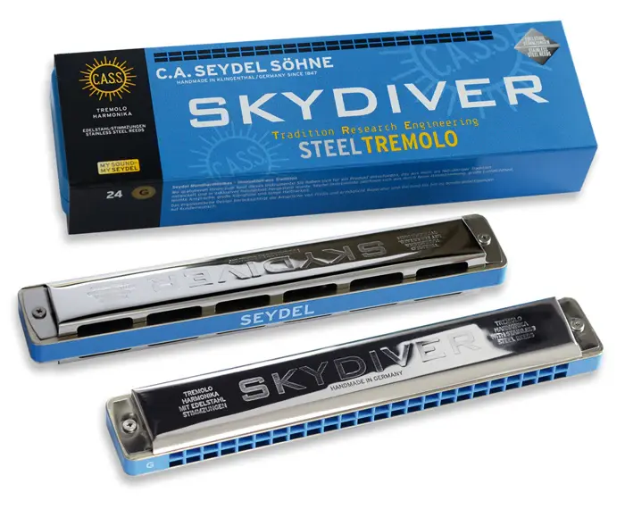 Seydel Skydiver Steel Tremolo Harmonica.webp