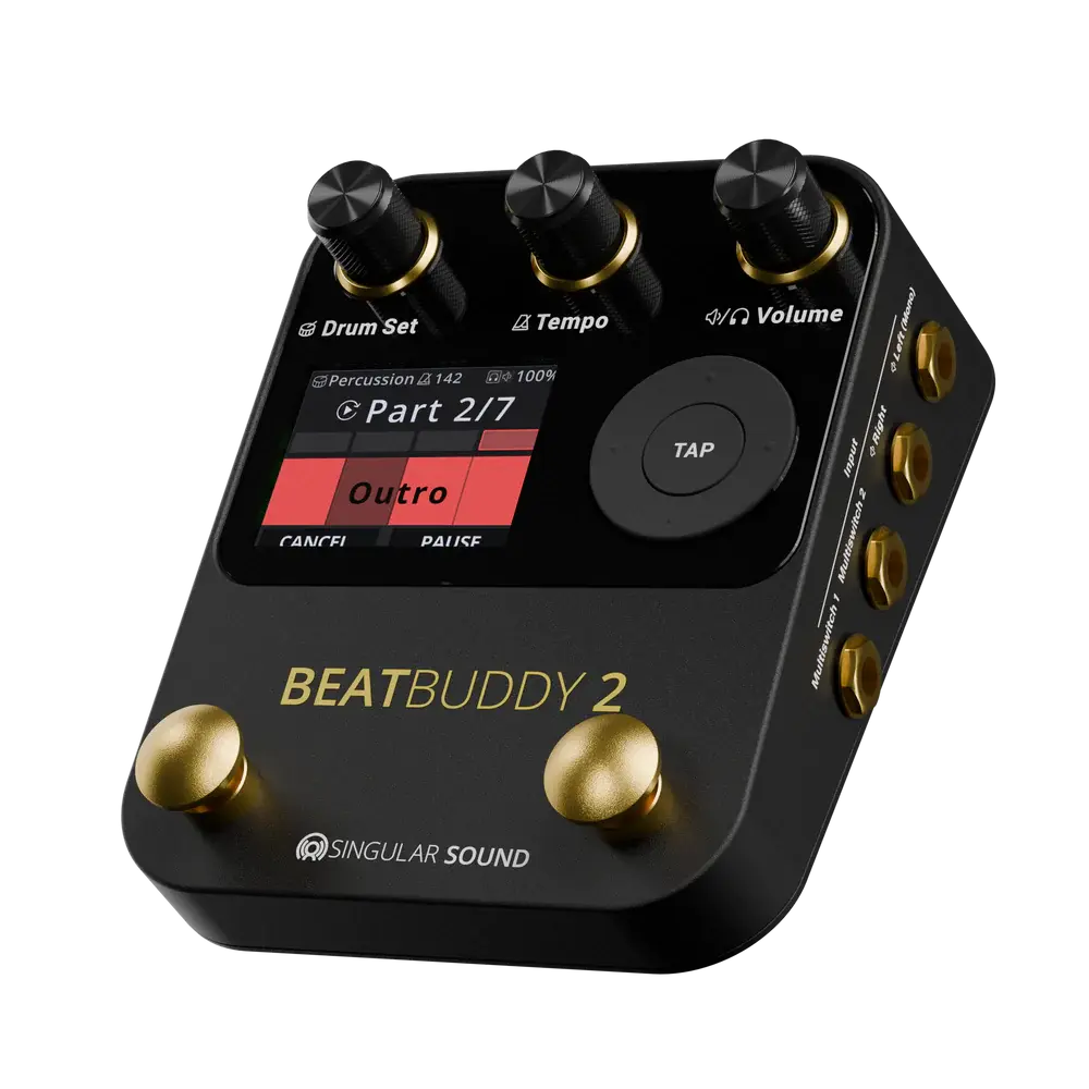 Singular Sound BeatBuddy 2 Angle.webp