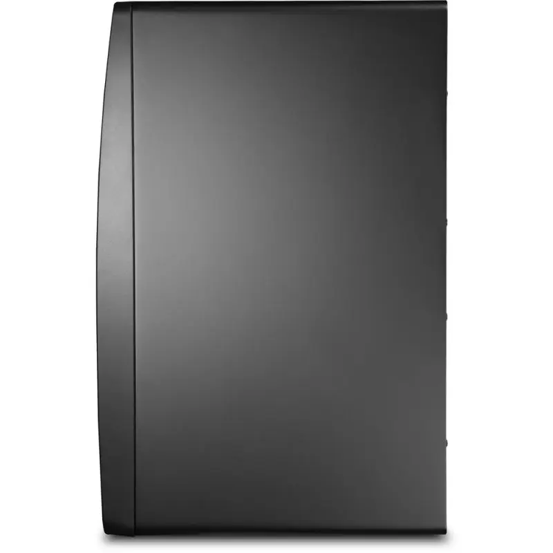 Kali SM8 3-Way 8" 300W Studio Monitor with Network Control Black Side.webp