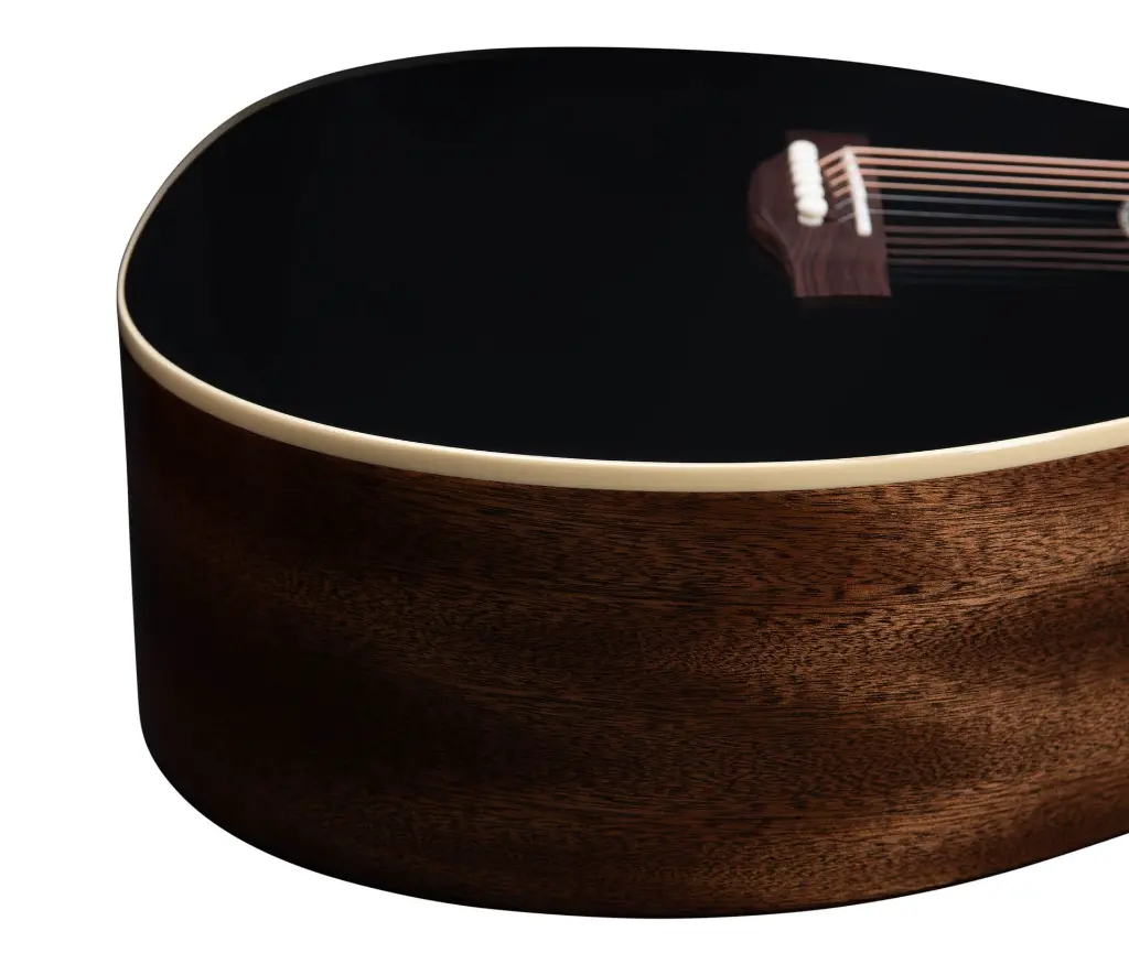 Godin 054077 Fairmount Studio Jumbo Mahogany EQ Black Acoustic Guitar Side .webp