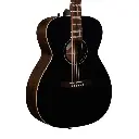 Godin 054077 Fairmount Studio Jumbo Mahogany EQ Black Acoustic Guitar Top.webp
