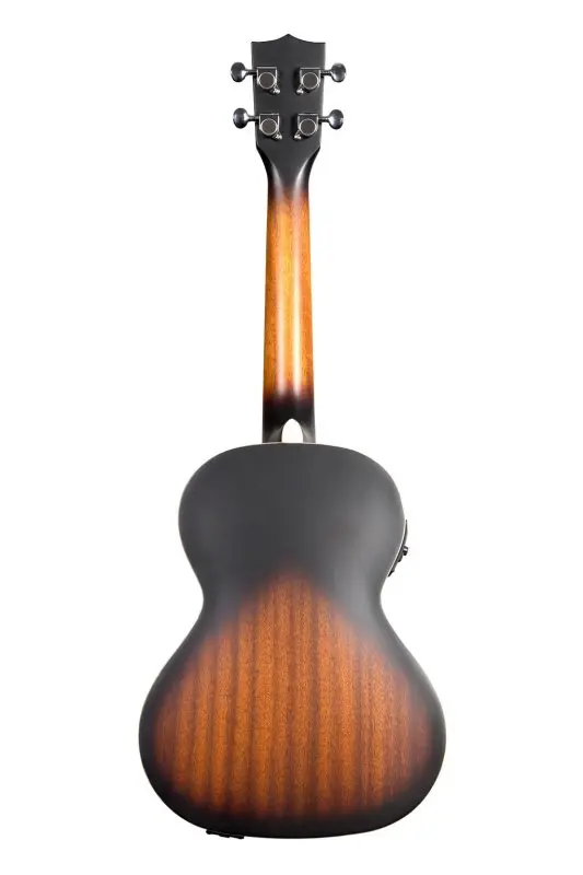 Kala KA-JTE-2TS Archtop Tobacco Burst Tenor Ukulele Back View.webp