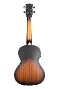 Kala KA-JTE-2TS Archtop Tobacco Burst Tenor Ukulele Back View.webp