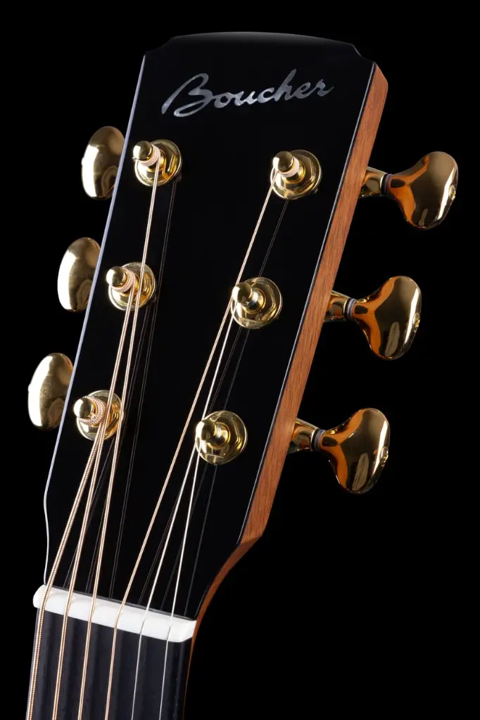 Boucher SM-PN-72-G Signature Patrick Norman Front Headstock View.webp
