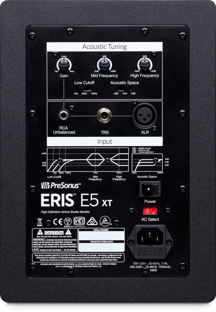Moniteur Studio PreSonus Eris E5 XT
