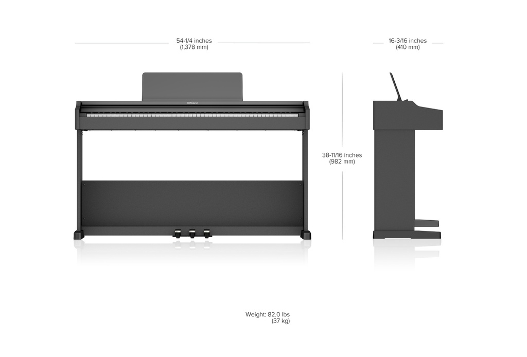 Piano Numérique Roland RP107 Noir
