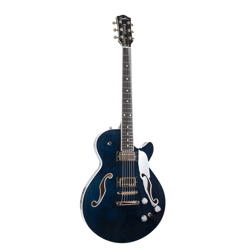 Guitare Électrique Godin Montreal Premiere A/E Indigo Blue