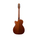 Arrière Back Seagull Entourage Concert Hall Rustic Burst EQ Guitare Acoustique