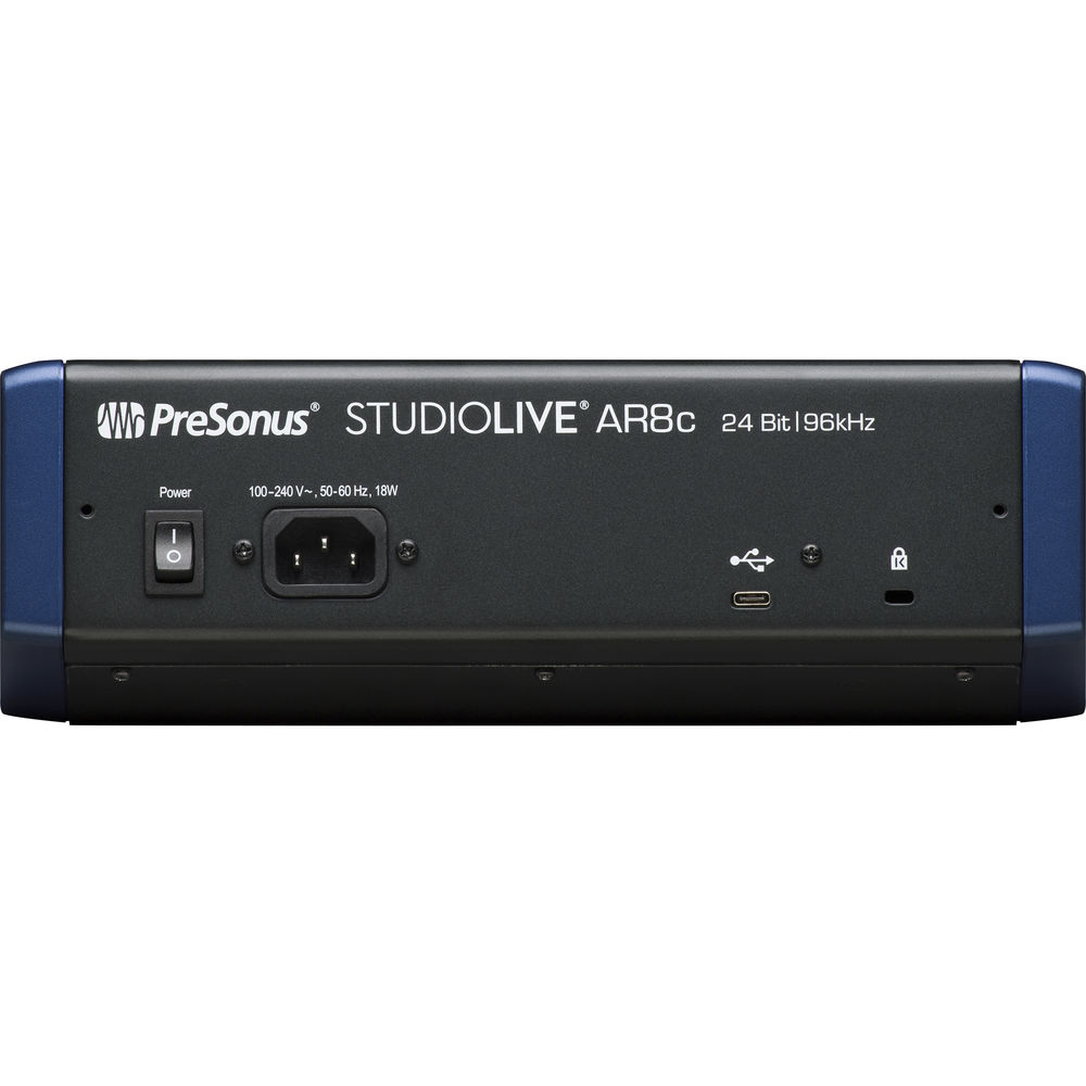 Arrière Console Presonus STUDIOLIVE-AR8C