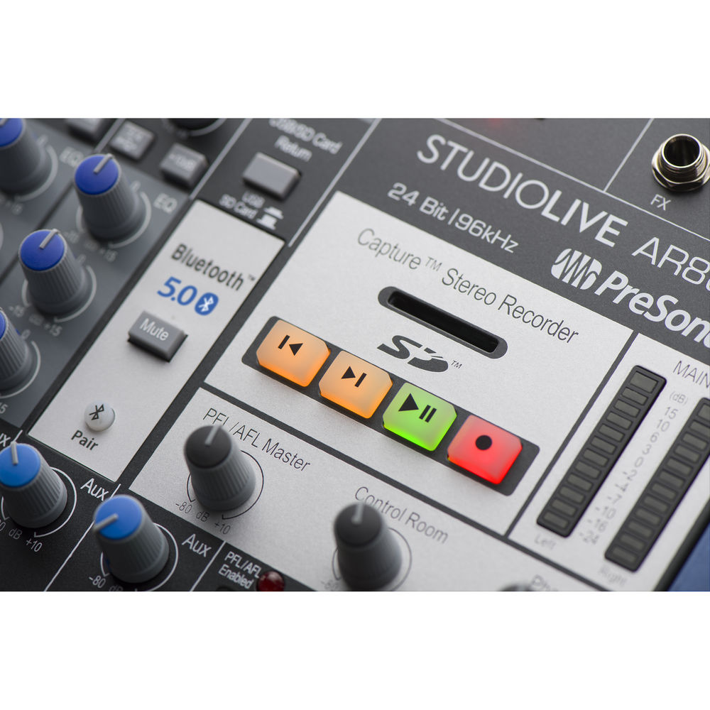 Enregistreur Console Presonus STUDIOLIVE-AR8C
