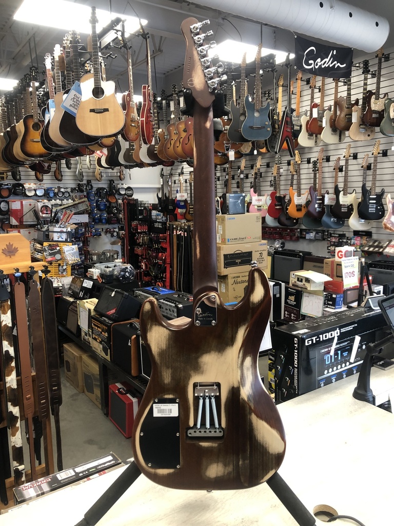 Godin Session T-Pro Lté Kanyon Burst Hangover RN Guitare Électrique