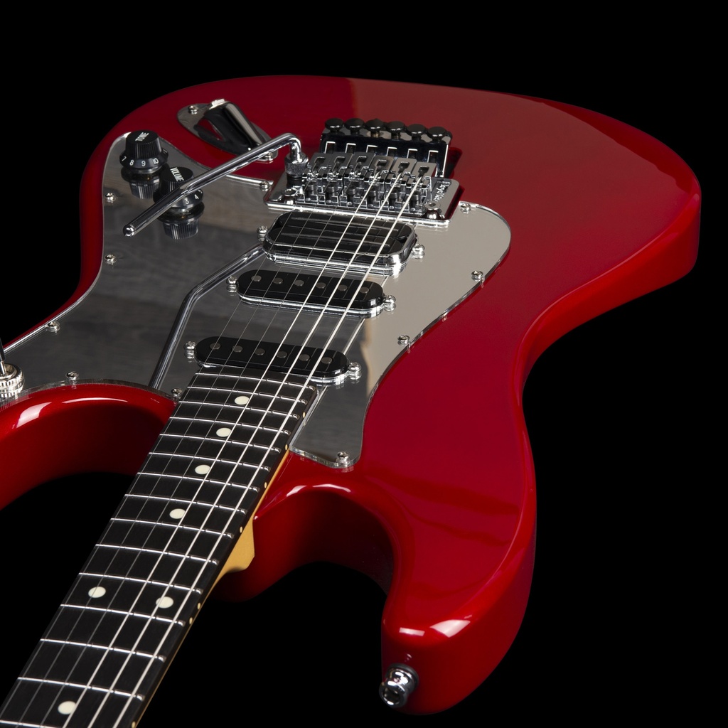 Godin Alex Lifeson Limited Edition Signature Lerxst Grace Red Floyd Rose Guitare Électrique