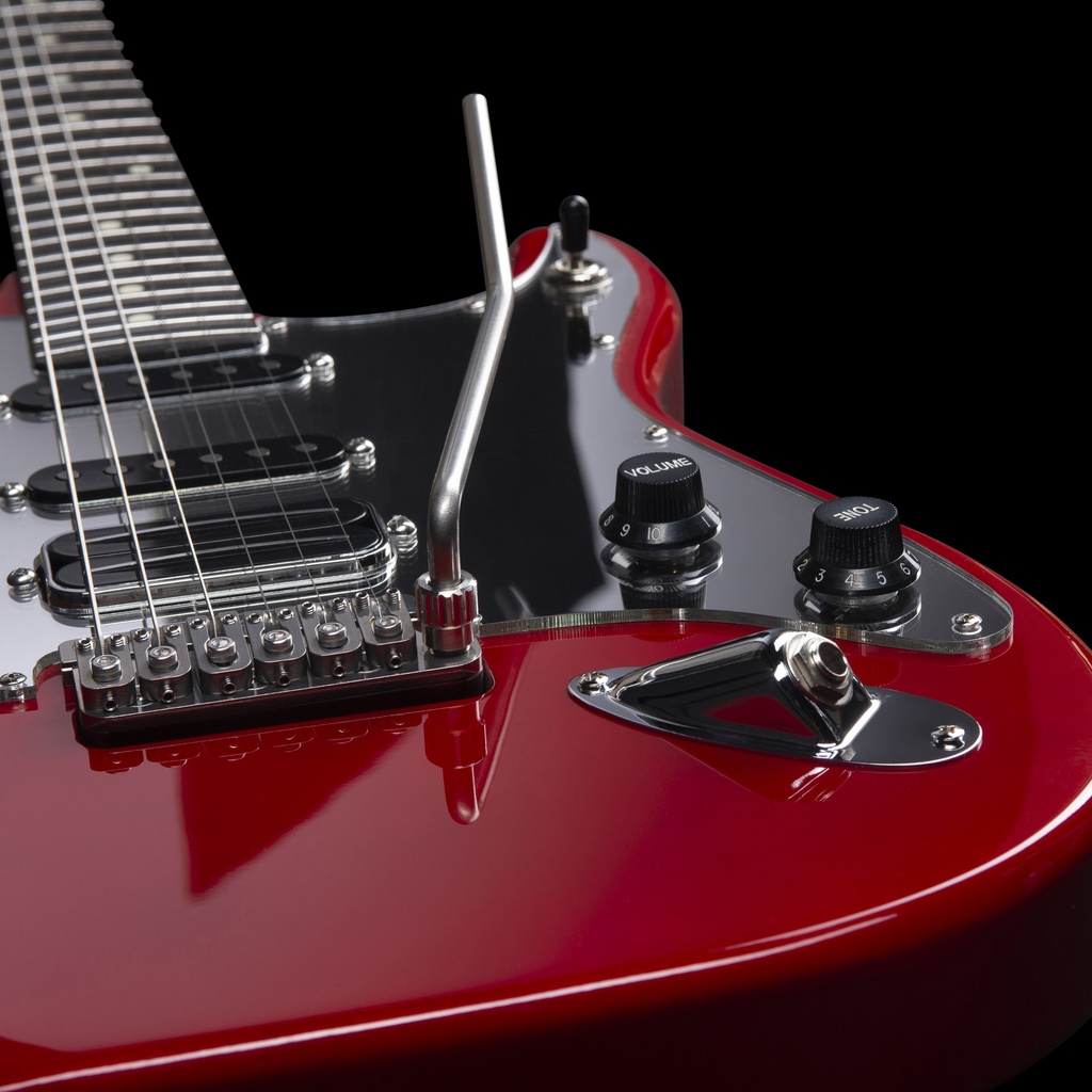 Godin Alex Lifeson Limited Edition Signature Lerxst Grace Red Vega Trem Guitare Électrique