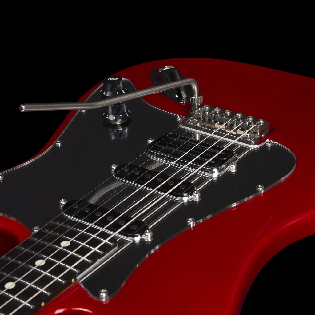 Godin Alex Lifeson Limited Edition Signature Lerxst Grace Red Vega Trem Guitare Électrique