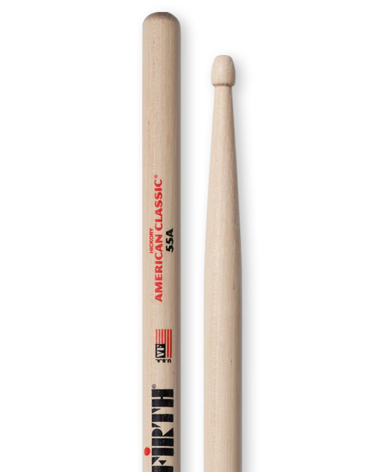 Baguettes Vic Firth 55A Hickory American Classic