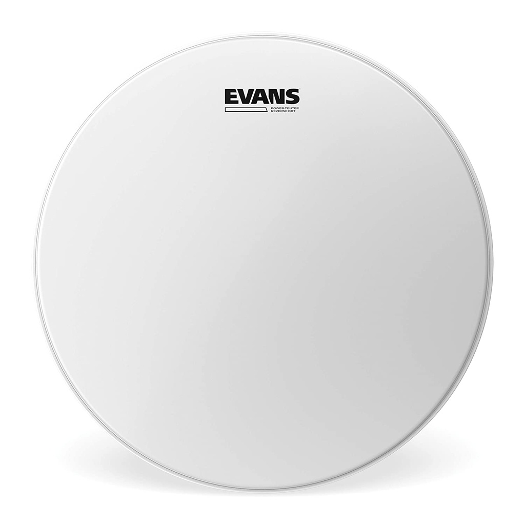 Peau Snare Evans 14 Pouces Power Center Reverse Dot