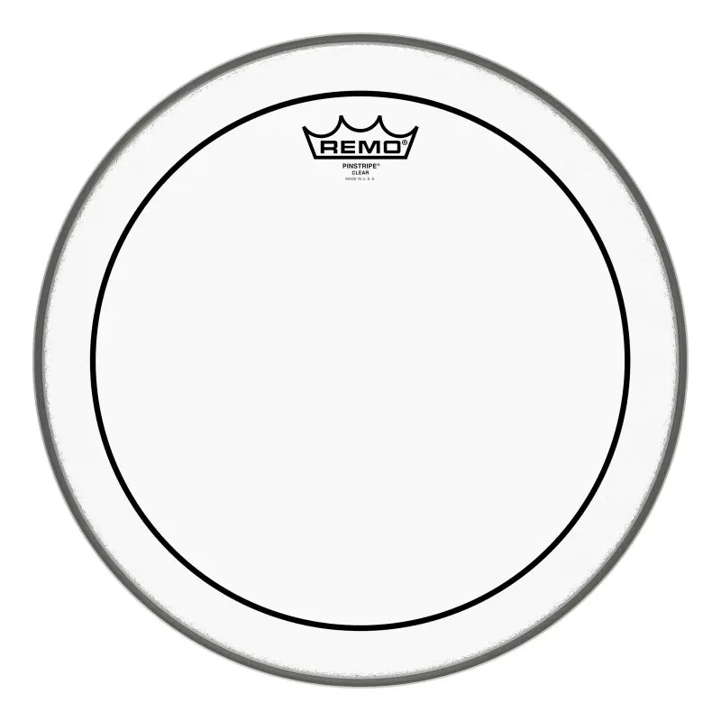 Peau Batterie Remo 14 Pouces Pinstripe Clear
