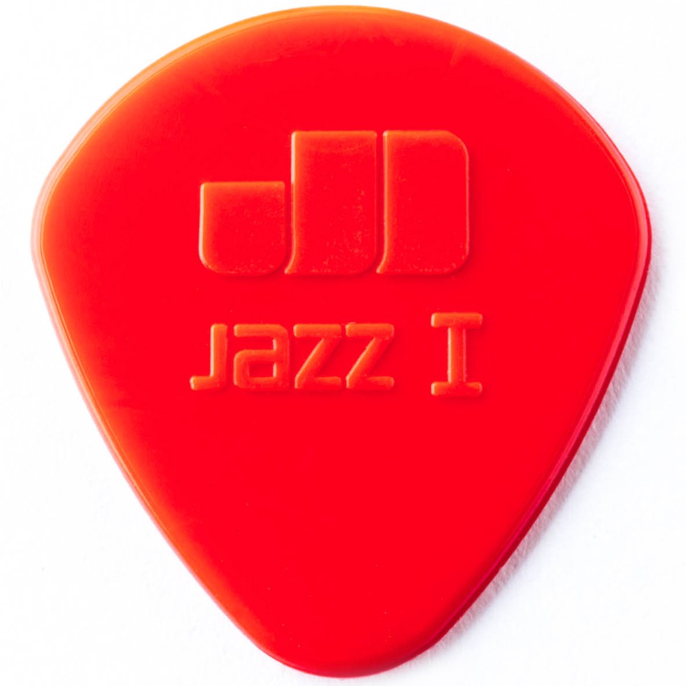 Dunlop 47R1N Nylon Jazz I Plectre Guitare Rouge