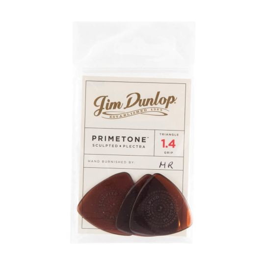 Plectres Dunlop Paquet de 3 Primetone Triangle 1.4mm
