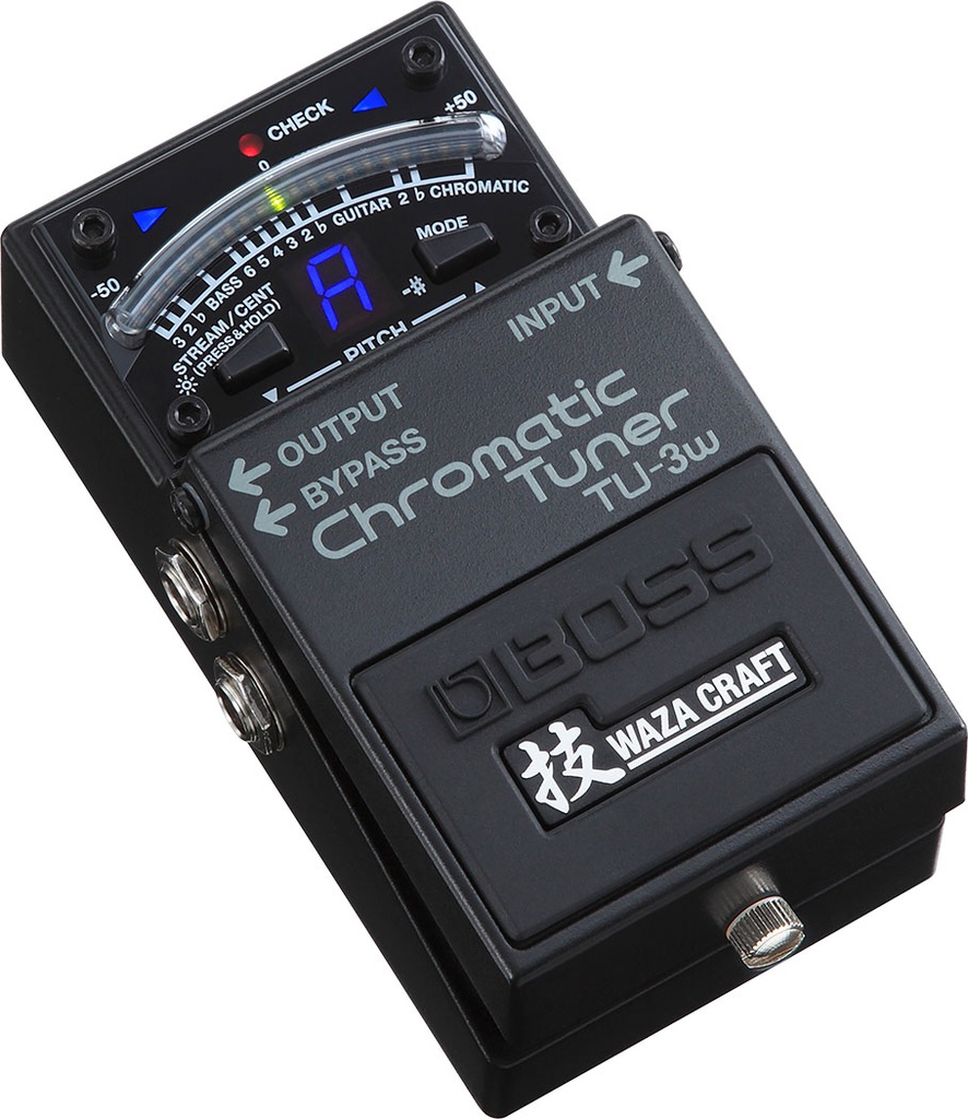 BOSS TU-3w Chromatic Tuner Waza Craft Pedal
