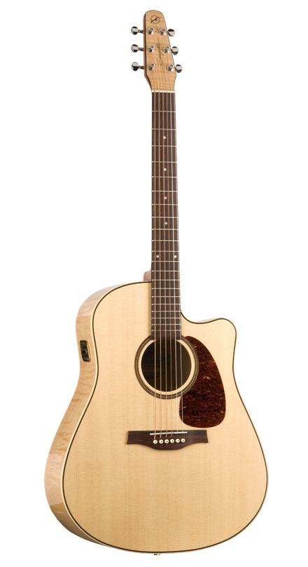 Seagull 052103 Performer Dreadnought Pan Coupé Érable Flammé Guitare Acoustique