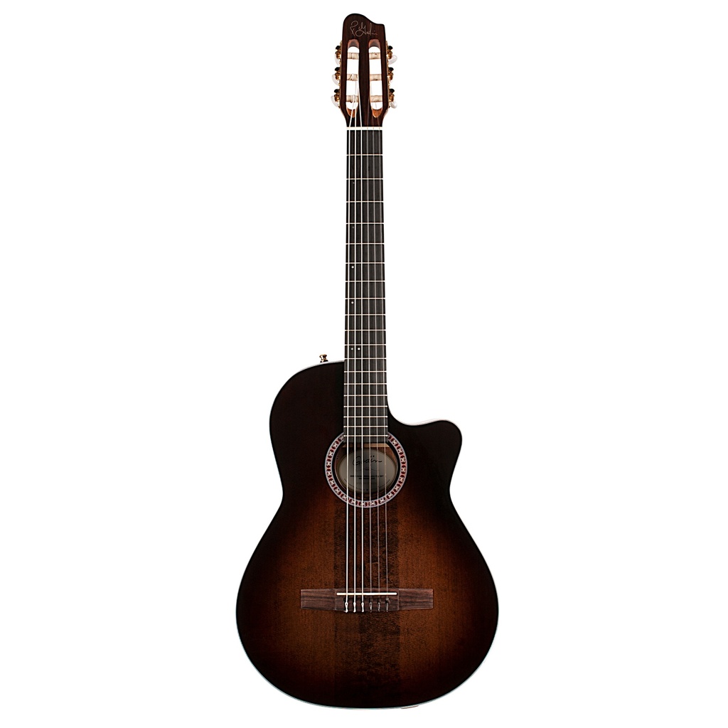 Godin 051229 Nylon Series Arena Pro Cutaway EQ Bourbon Burst Classical Guitar