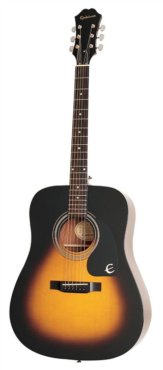 Epiphone DR-100 Vintage Sunburst Guitare Acoustique