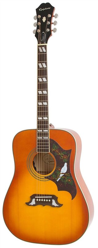 Epiphone Dove Pro Violinburst Guitare Acoustique