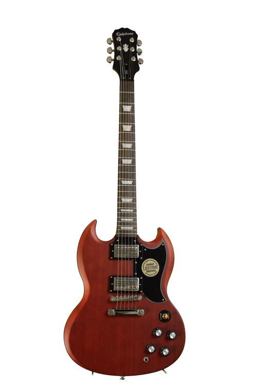 Epiphone SG STD Faded Worn Cherry Guitare Électrique