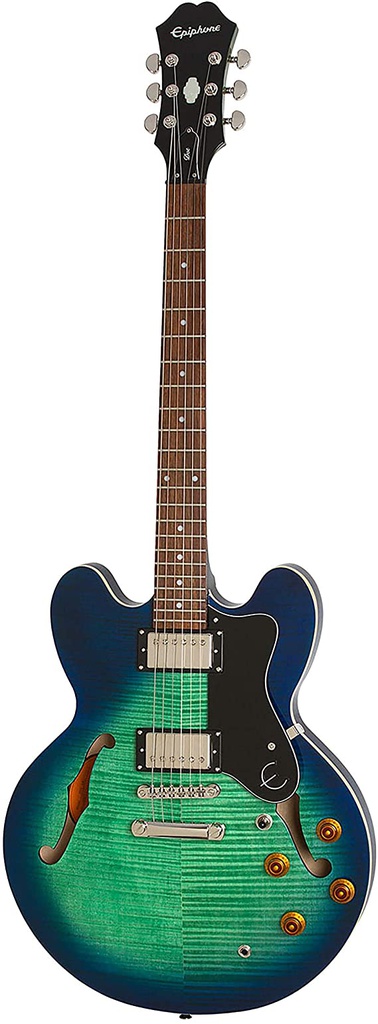 Guitare Électrique Epiphone ES-335 Dot Deluxe Aquamarine