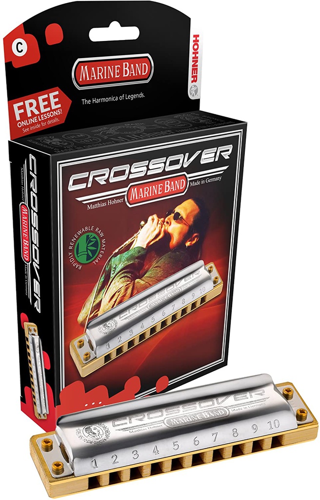 Harmonica Hohner Marine Band Crossover C / Do Majeur