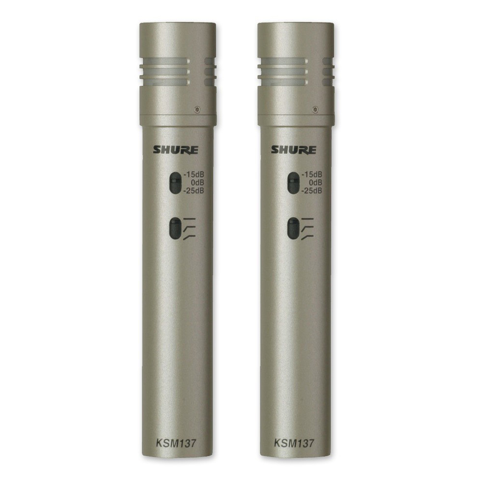 Paire de Microphones pour Instrument Shure KSM137/SL-STEREO
