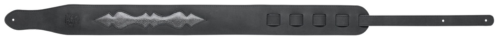 Courroie Guitare Steph Rusty Rat GT-223 Jet Black
