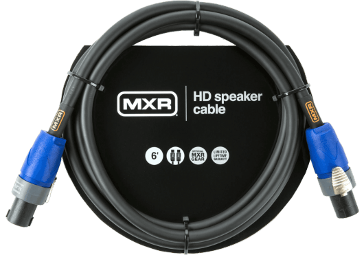 Câble Haut-Parleur HD MXR 6 Pieds Noir