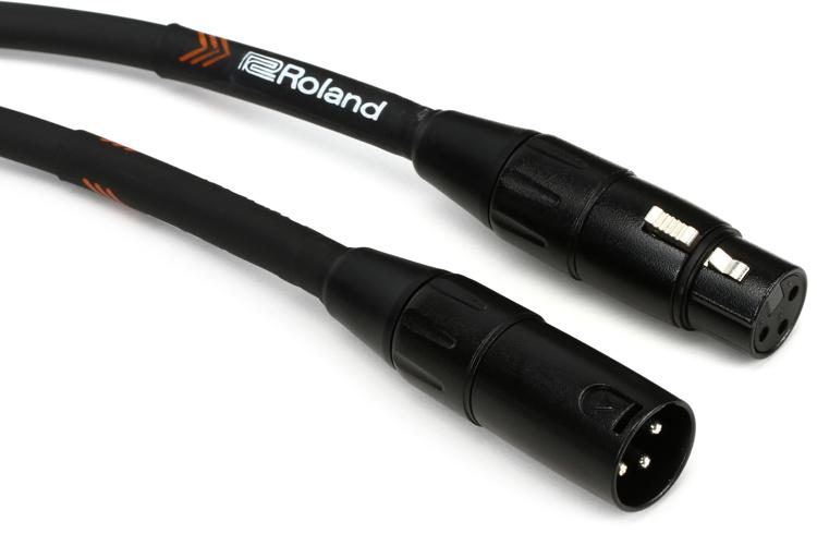 Câble XLR Roland 25 Pieds Noir
