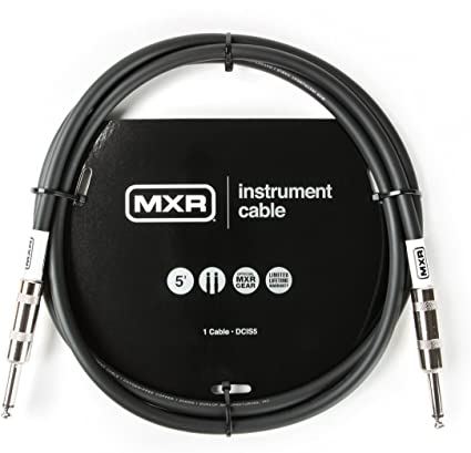 Câble Instrument MXR 5 Pieds Noir