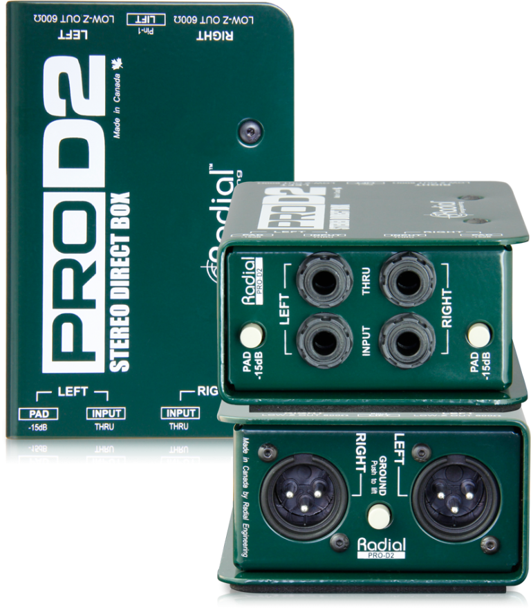 Direct Box Passive Stéréo Radial ProD2