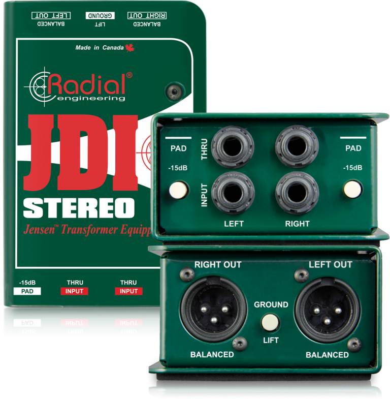 Direct Box Passive Radial JDI-STEREO