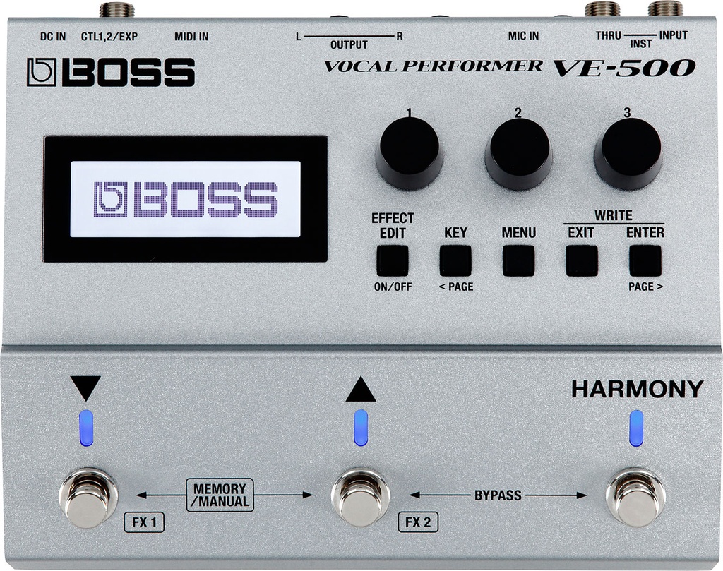 Pédale Voix Boss Vocal Performer VE-500
