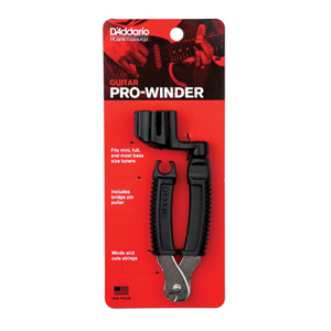 Outil pour Changement de Cordes D'Addario Pro-Winder Noir