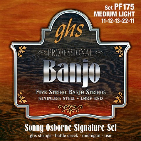 Cordes Banjo GHS Sonny Osborne Signature Medium Light