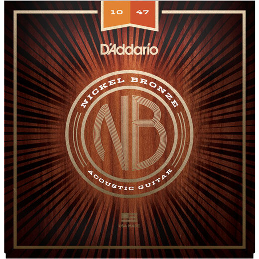 Cordes Guitare Acoustique D'Addario NB 10-47