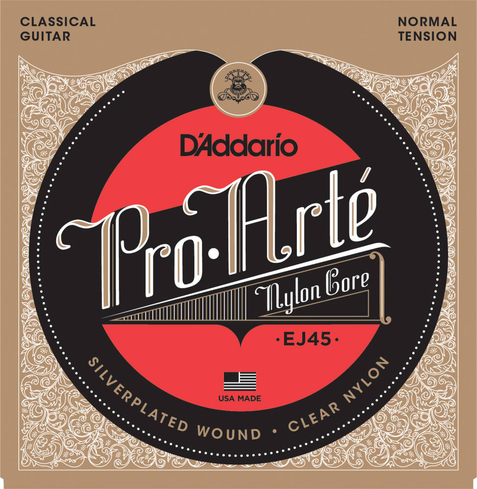Cordes Guitare Classique D'Addario Pro-Arté Tension Normale