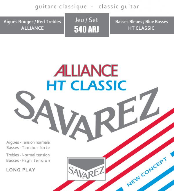 Cordes Guitare Classique Savarez Alliance HT Classic Tension Mixte