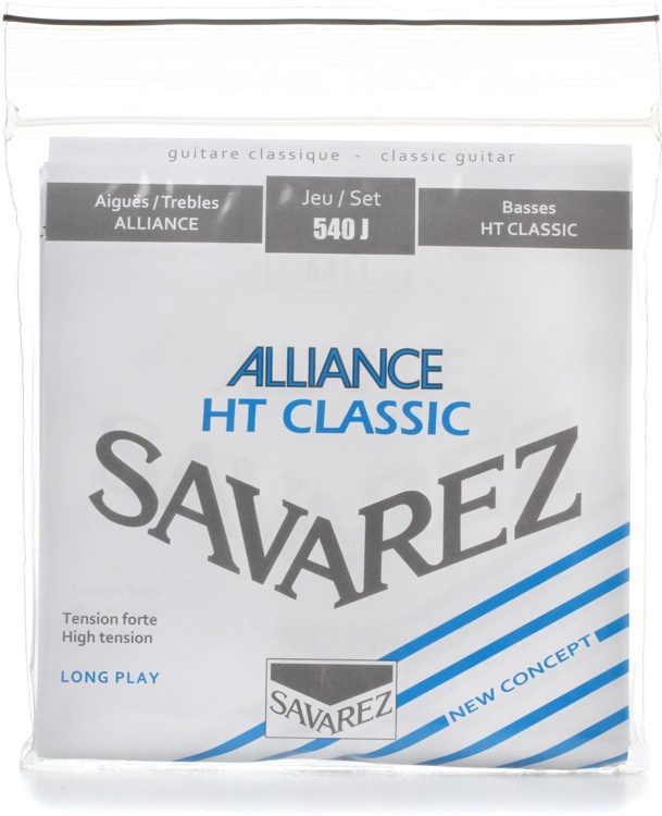 Cordes Guitare Classique Savarez Alliance HT Classic Tension Forte
