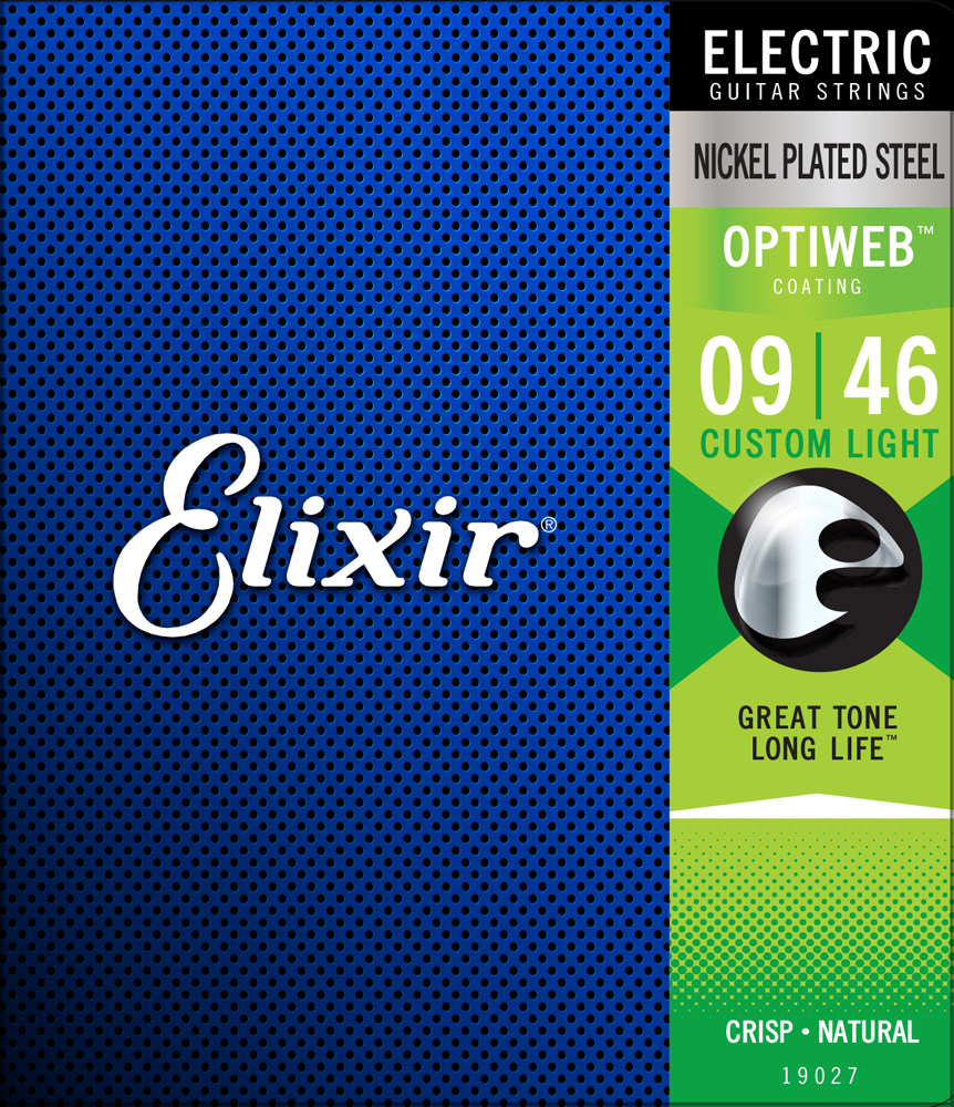 Cordes Guitare Électrique Elixir Optiweb 9-46