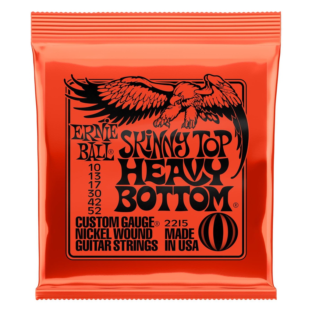 Cordes Guitare Électrique Ernie Ball Skinny Top Heavy Bottom 10-52