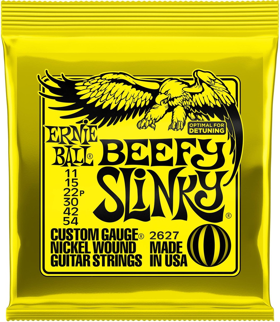 Cordes Guitare Électrique Ernie Ball Beefy Slinky 11-54