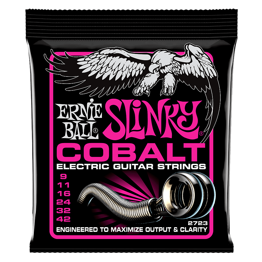 Cordes Guitare Électrique Ernie Ball Slinky Cobalt 9-42