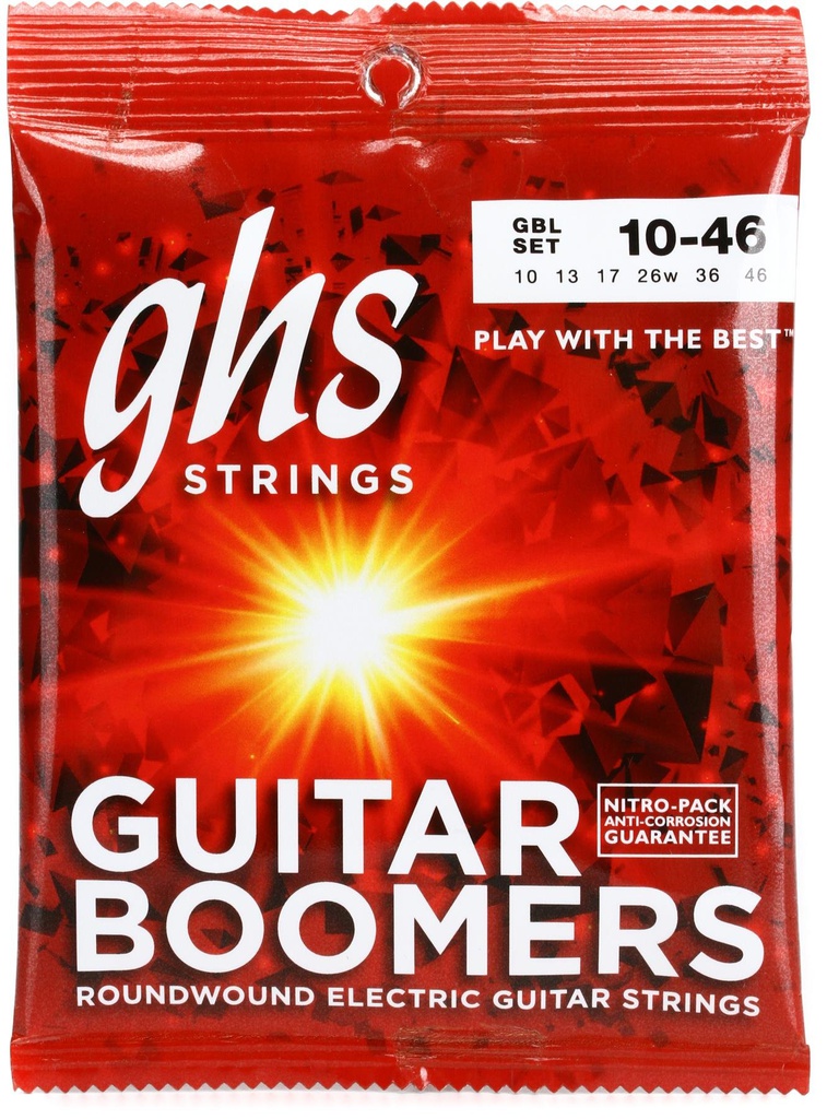 Cordes Guitare Électrique GHS Boomers 10-46